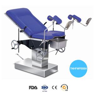 Wholesale Stainless Steel Hydraulic Operation Table Blue Mattress Labor Control Gyn Examination Chair from china suppliers