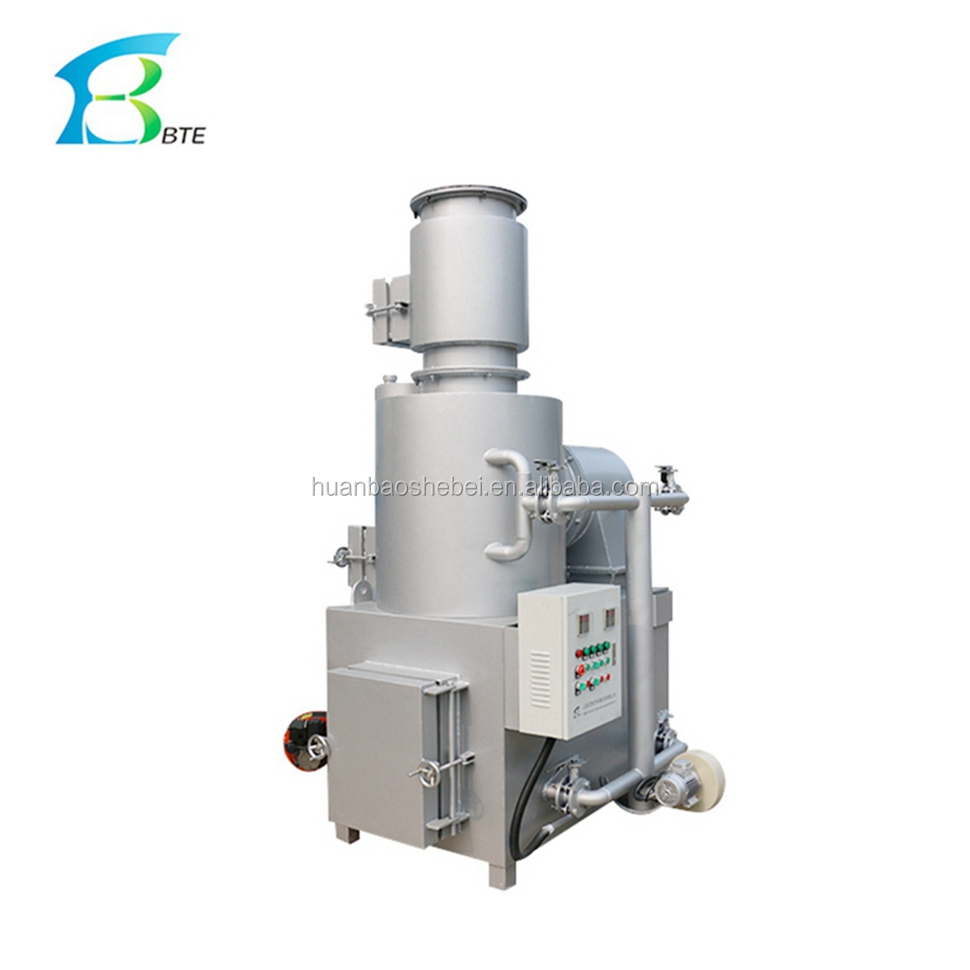 Smokeless 850-1200 Celsius Degrees Incinerator for Household and Small Waste Disposal