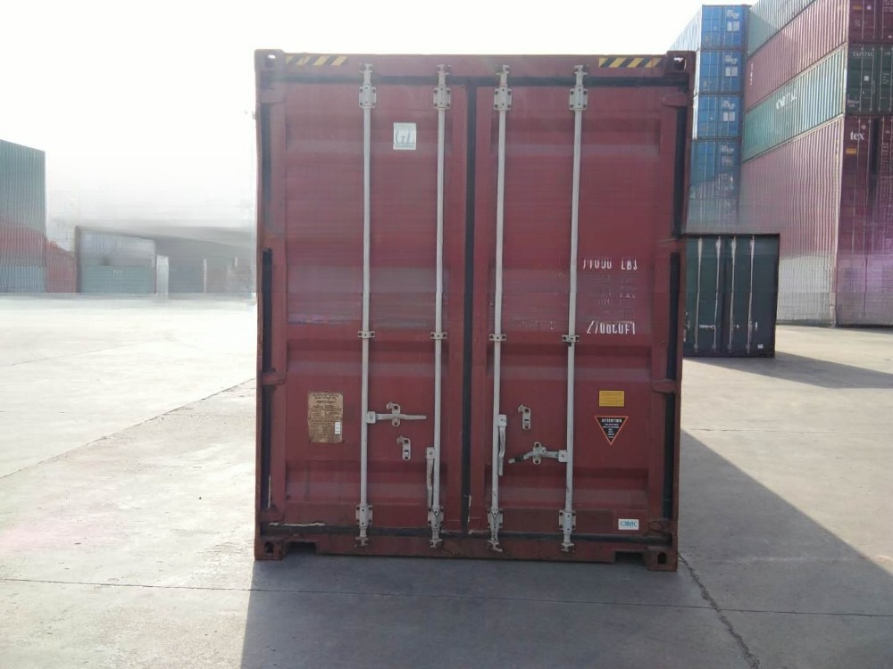 Chinese Stock Cargo Worthy 20ft Used Shipping Containers Internal Dimensions 5.899 x 2.352 x 2.393M 10 Years Around