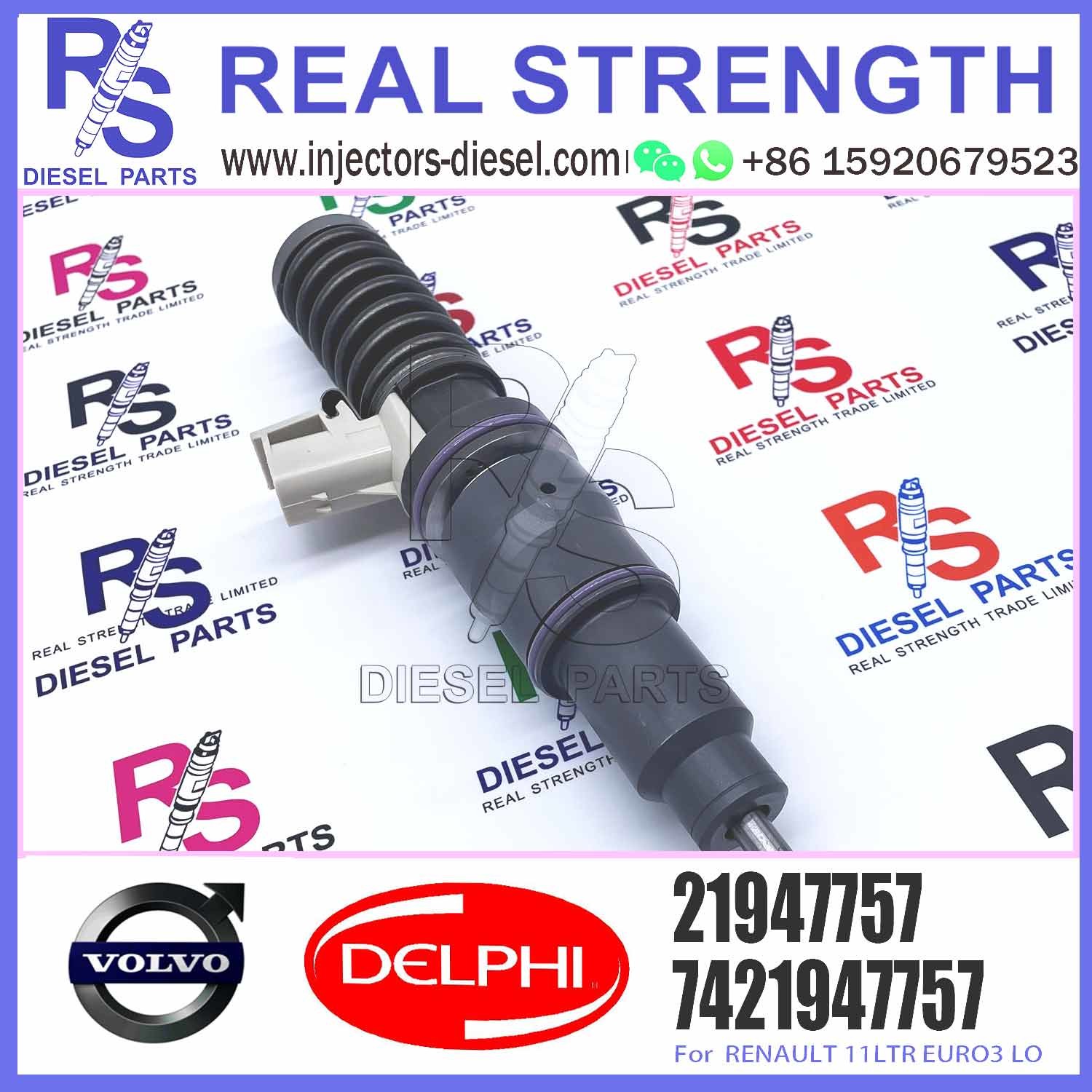 21947757 New Diesel Fuel Injector For VOL-VO TRUCK 11LTR EURO3 LO E3.18, BEBE4D44001 21947757, 7421947757