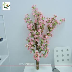 Wholesale UVG CHR093 Tree Branches for Centerpieces wedding decoration with pink cherry flowers from china suppliers