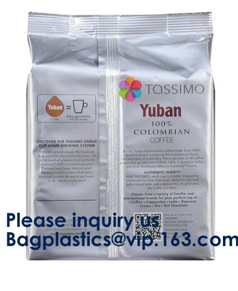 Oxo-Degradable stand up pouches Coffee Bags Stand Up Pouch With Valve Side Gusset Bag with Valve Flat Bottom Pouch with
