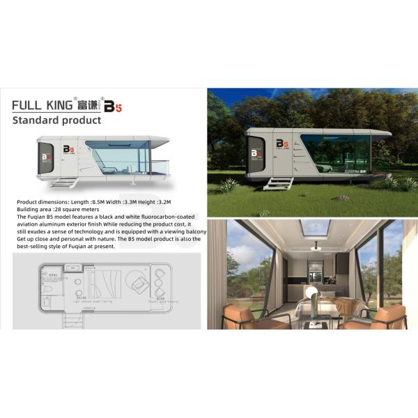 Luxury Modern Smart Capsule Home for Hotels and Resorts