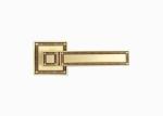 Chinese Style Gold Luxury Interior Door Handles , Double Wood Door Lever Set