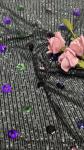 Leafy Luxary Sequin Embroidered Lace Fabric 3D Floral Elegent Wedding Embroidery