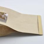 Kraft Stand Up Zip Brown Kraft Paper Bags Dried Food Pack