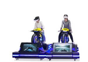 Wholesale Motorbike VR Driving Simulator Fiber Glass 360 Degree Rotation For Theme Park from china suppliers