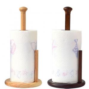 Wholesale Solid Wood OEM Tissue Paper Roll Holder Kitchen from china suppliers