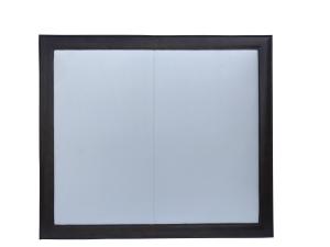 Wholesale Solid walnut wood frame with white vinyl upholstery king size,queen size headboard for hotel bedroom furniture,casegoods from china suppliers