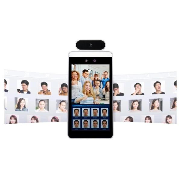 Temperature Detector Screen 21" Face Recognition Reader Attendance Scanner with Voice Alarm and Door Access Control
