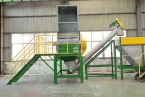 Wholesale 304 Stainless Steel Plastic Washing Recycling Machine 500kg / H For PET Bottles from china suppliers