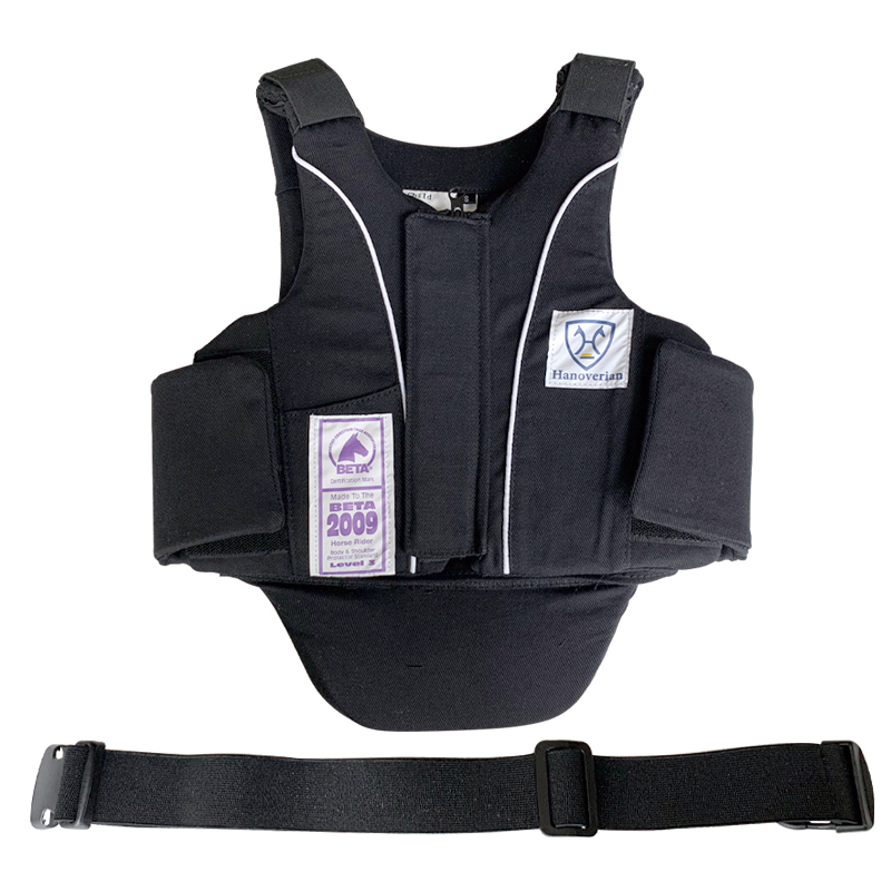 Must-Have for Young Equestrians BETA Certified Black Foam Padded Children's Vest