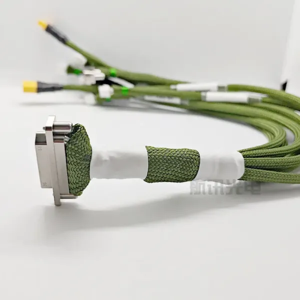 J30j-51tjl Rectangular Connector, One to Eight Cable, Customized Aviation Plug