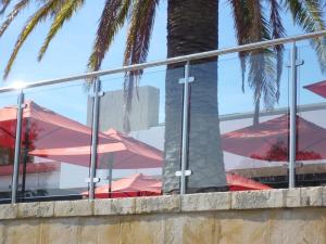 Wholesale Flooring Mounted Stainless Steel Glass Railing For Outdoor Deck PR-GA from china suppliers