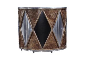 Wholesale Full Handwork Aluminium Sheet Vintage Leather Counter High End Bar Furniture from china suppliers