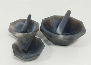Wholesale Agate Mortar Planet Ball Mill Accessories Roller Ball Jars Superior Natural Pattern from china suppliers