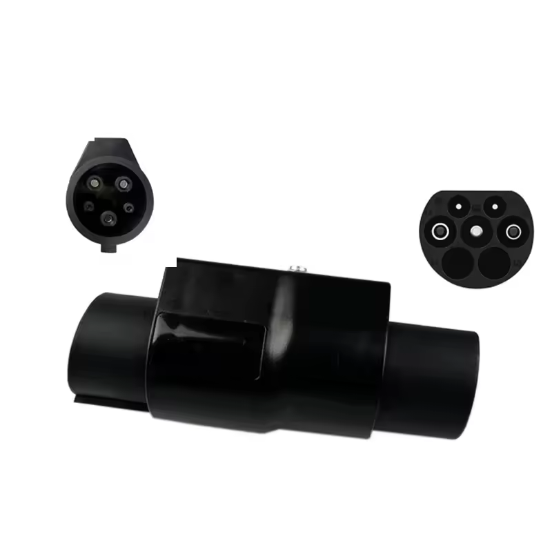 Rated voltage 220V Black NACS Condition 7KW 32A Tesla EV Charging Adapter for Type2 Inlet Electric Vehicles tesla