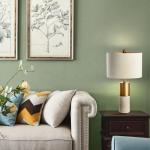 E27 Vintage Bedroom Bedside Table Lamp Fashion Fabric Lampshade