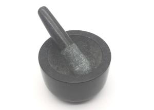 Wholesale Healthy Custom Mortar And Pestle 100% Natural Solid Granite Food Safe from china suppliers