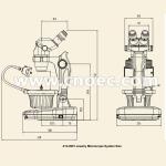 Bright / Dark Field Jewelry Microscope With 0.67x - 4.5x A24.0901