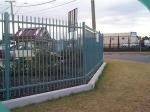 Steel Tubular Fence 1200mmx2400mm for lawn Stain black Powder Coated RAL 9001