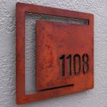 Laser Cut House Room Metal Door Name Plaques Garden Metal Ornaments