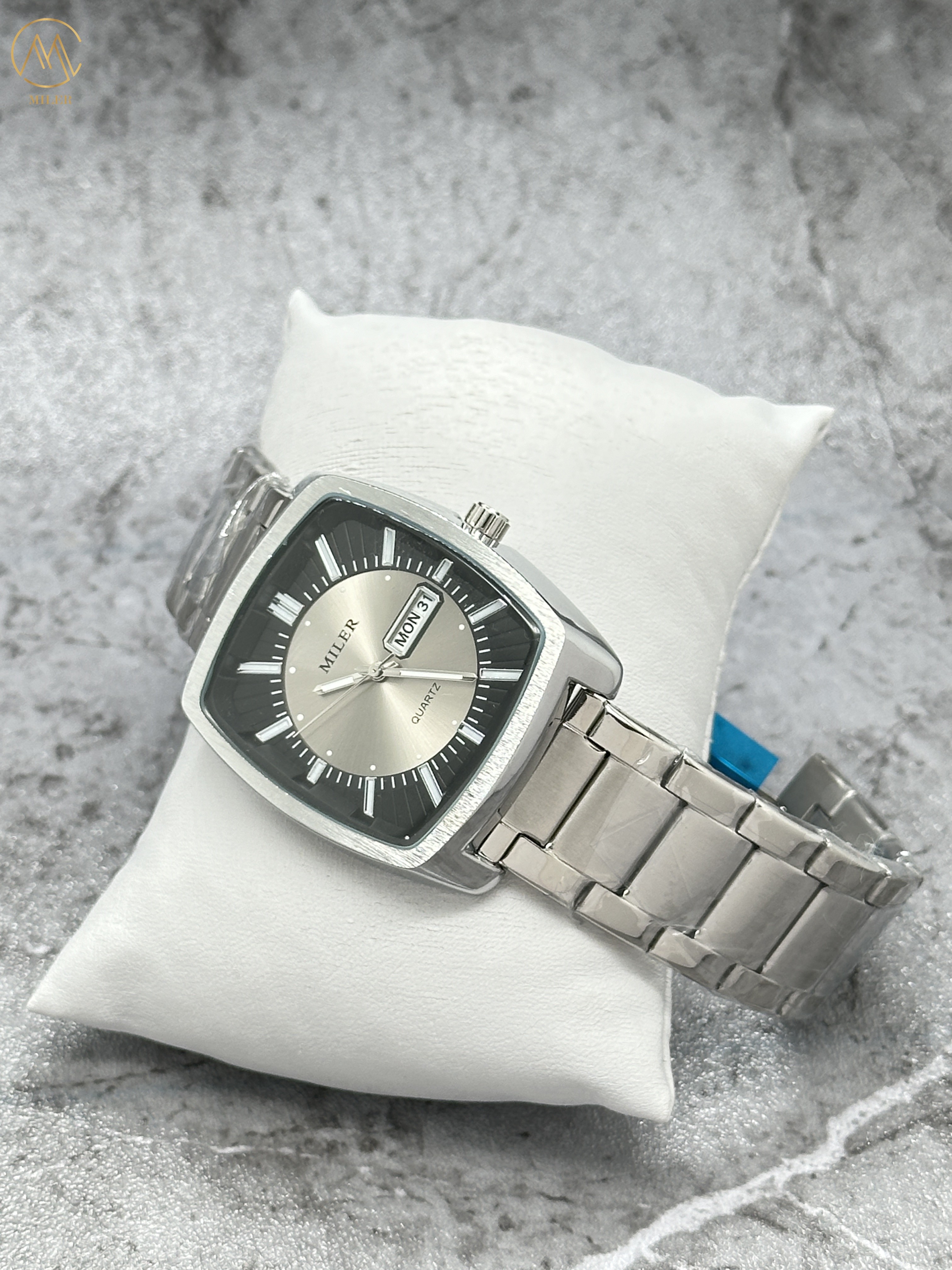 New Arrival Ml1110 Silver Quartz Watch Waterproof 3 ATM Customized Logo Wholesale