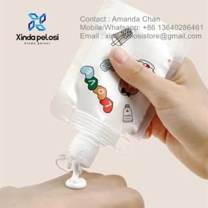 Wholesale Customized Plastic Pill Flip Top Cap For Water Bag Juice Bag Beverage Bag from china suppliers