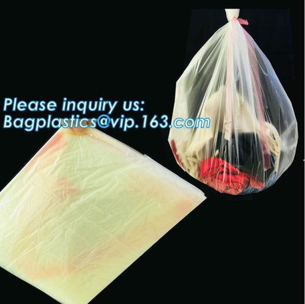 Pva Water Soluble Trip Laundry Bags Pva Plastic Bag, Disposable Water Soluble