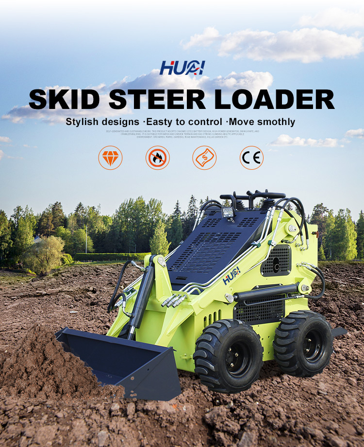 Retail-Ready Shandong Skid Steer Loader with Electric Start and CE EPA Certification