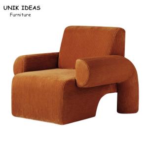 Wholesale Velvet Single Seater Sofa Bed Luxury Corduroy Velvet Armchair Unique from china suppliers