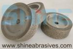 3mm Radius Metal Bond Grinding Wheels Resin Abrasive Hot Press Molding Process