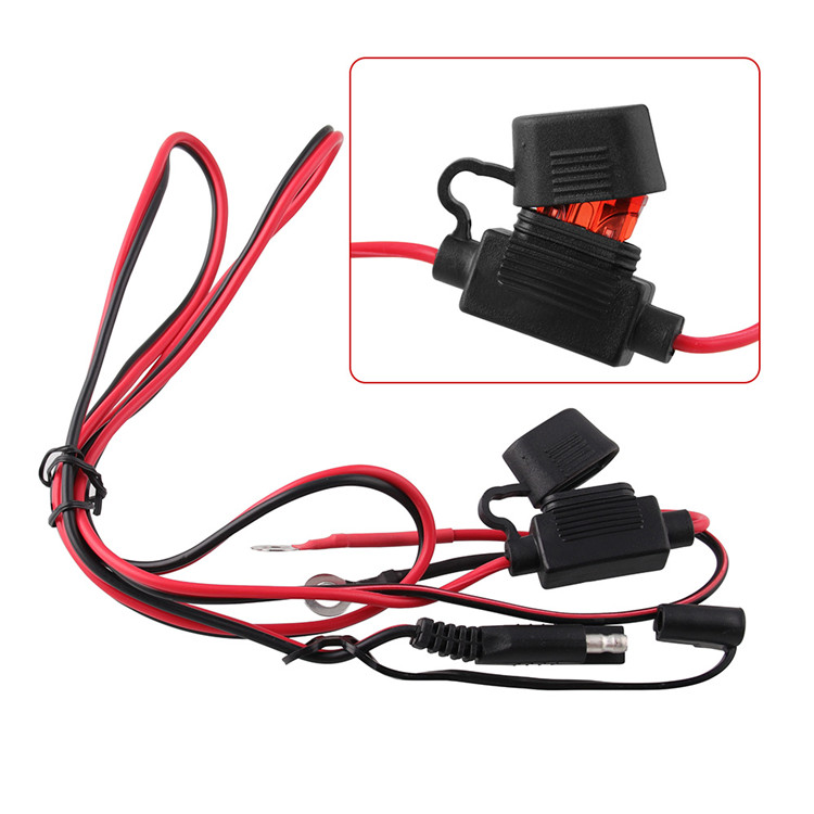 USB Charger 2.1A 12v Waterproof Automotive Wiring Harness With Inline Fuse Power
