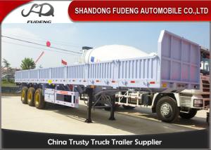 Wholesale Side Wall Semi Trailer , 3 Axles 60Tons Cargo Truck Semi Trailer from china suppliers