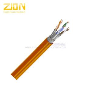 Wholesale 23AWG Cat7 Ethernet Cable 650mhz SFTP Shielded PVC CMR 1000FT 500M Roll from china suppliers