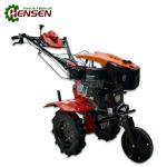 Orange Small Gas Powered Garden Tiller 300mm Deep Power Tiller In Agriculture