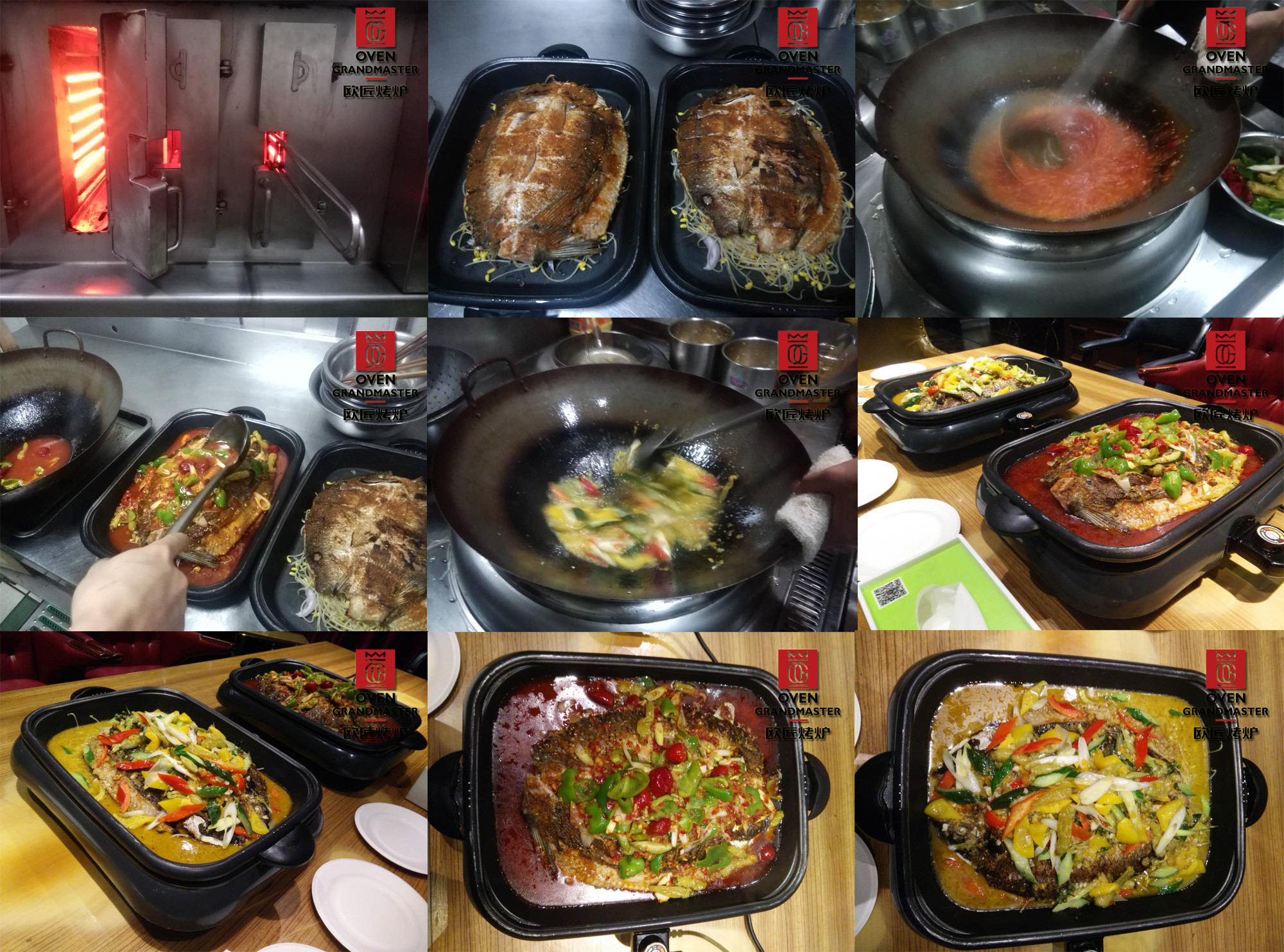 Custom Cooking Fish Oven Automatic Fish Grill Machine