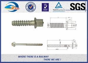 Wholesale Square Head / Rectangle Head Railway Sleeper Screws / Rail Screw Nail For Rail Track from china suppliers