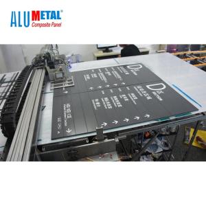 Wholesale 1500mm White 4mm PE Aluminum Composite Panel Facade UV Printing from china suppliers