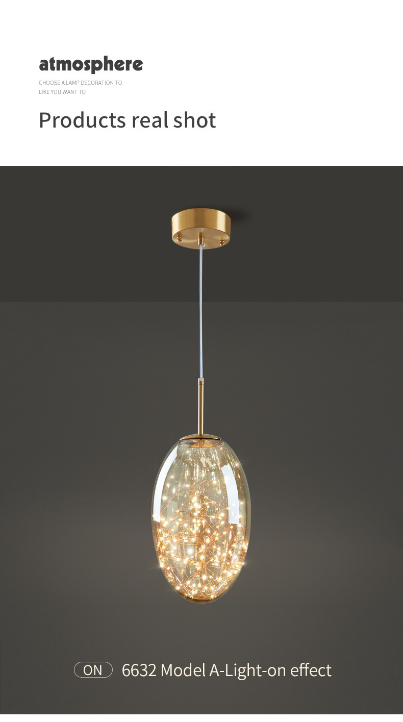 Nordic Full Copper Lamp Luxury Post-modern Crystal Chandelier(WH-AP-554)