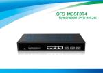 SNMP Managed Media Converter Fiber Optic Switch 3 Port SFP 1000BASE - Fx 4 Port
