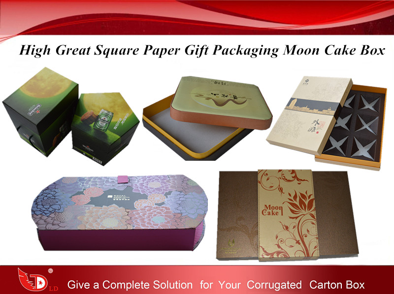 High Great Square Paper Gift Packaging Moon Cake Box