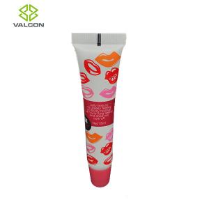 Wholesale 15 ML Empty Lip Balm Tubes , Cosmetic Tube Packaging Pink Screw Cap from china suppliers