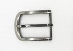 3.5cm Width Replacement Belt Buckle Embossed Gunmetal Brush Color 33g