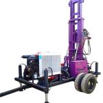 Water Borehole Drilling Equipment 300meter Hydraulic Drilling Rig Portable Water