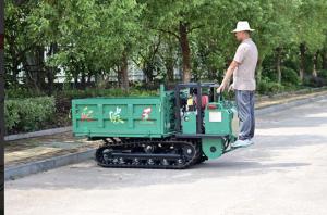 Wholesale Manufactured 1ton Crawler Dumper Rubber Truck Uesed for Palm Oil Crawler Dumper from china suppliers