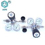High Pressure Nitrogen SS Pressure Gauge , Two Stage Pressure Regulator AFK 1