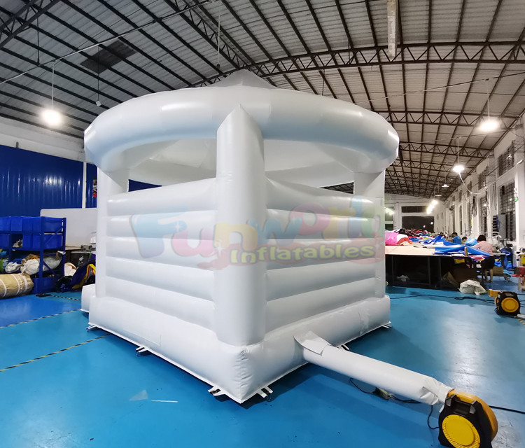 18OZ Inflatable Bounce Houses White Party Wedding Jumping Bouncer