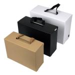 Black Pink Corrugated Clothing Shipping Packaging with Design Logo Mailer Box