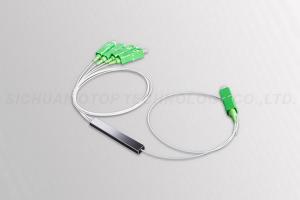 Wholesale Passive Four Way Fiber Optic Splitter 900um Loose Tube For FTTH Network from china suppliers